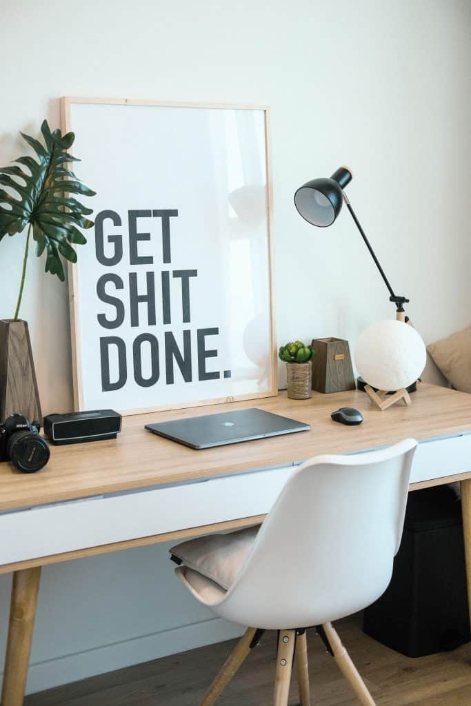 Scholarship Guide Simple Habits to Manage Stress get shit done desk